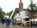 Die Nürnberger Fußgängerzone verwandelte sich zur Technikmeile